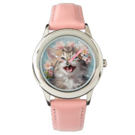 Het gelukkigste kitten horloge