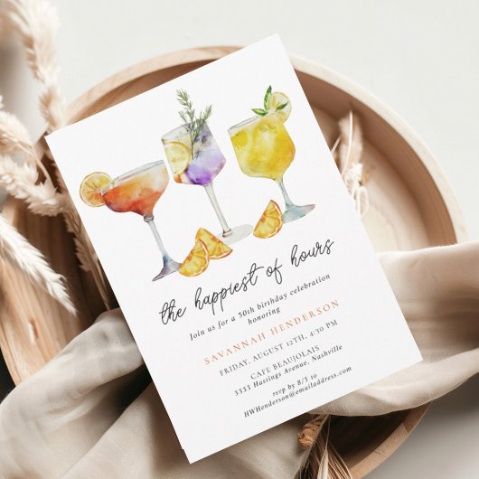 Het gelukkigste van uren 50ste verjaardagsfeestje kaart