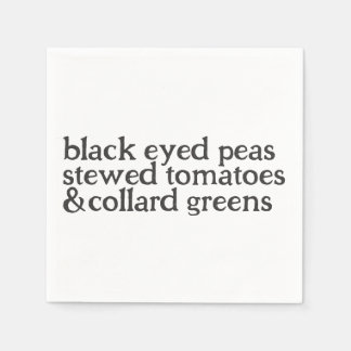 Het gelukspapier servet