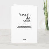 Het gelukwens-Zeil van de pensionering weg Kaart (Achterkant)