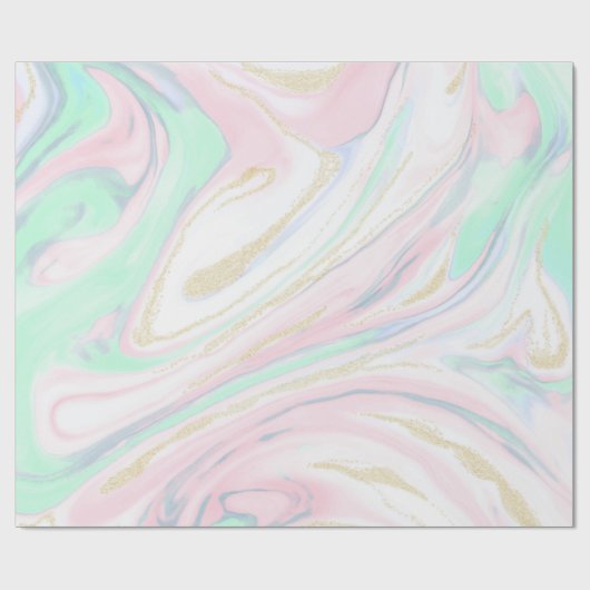 Het gemarmerde abstracte ontwerp cadeaupapier (Vlak)