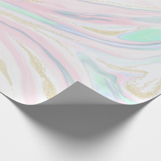 Het gemarmerde abstracte ontwerp cadeaupapier (Hoek)