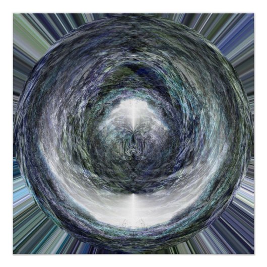 Het gemarmerde bos... perfect poster (Voorkant)