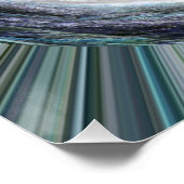 Het gemarmerde bos... perfect poster (Hoek)