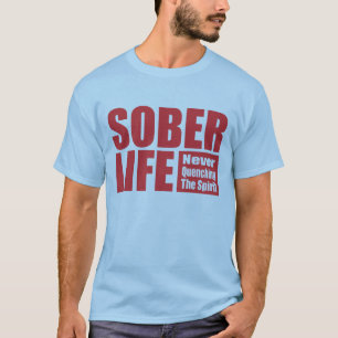 Het gematigde Rood van het Leven T-shirt
