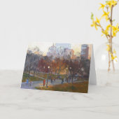 Het Gemeenschappelijke" Wenskaart van "Boston Kaart (Gele Bloem)