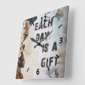 Het gemengde citaat van de Kunst van Media elke da Vierkante Klok (Hoek)