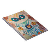 Het Gemengde Dagboek van de Owl van Media voor de  Notitieboek (Rechterzijde)