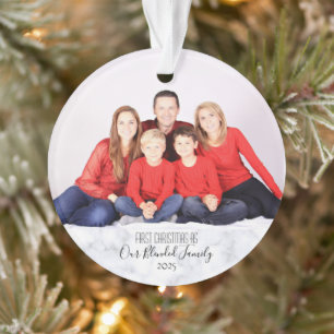 Het gemengde Familie 1stKerstmis personaliseert Fo Ornament