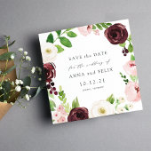 Het gemengde Vierkant van de Romance sparen de Kaa Save The Date