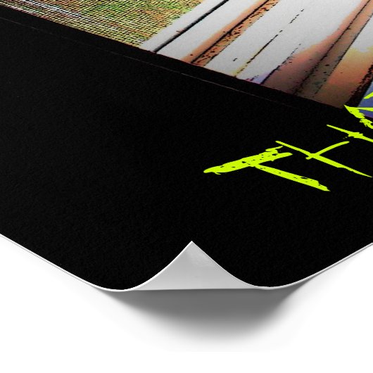 Het gemiddelde Kat zegt dat de hond naar beneden g Poster (Hoek)