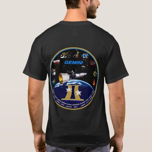 Het Gemini-programma vieren T-shirt (Achterkant)