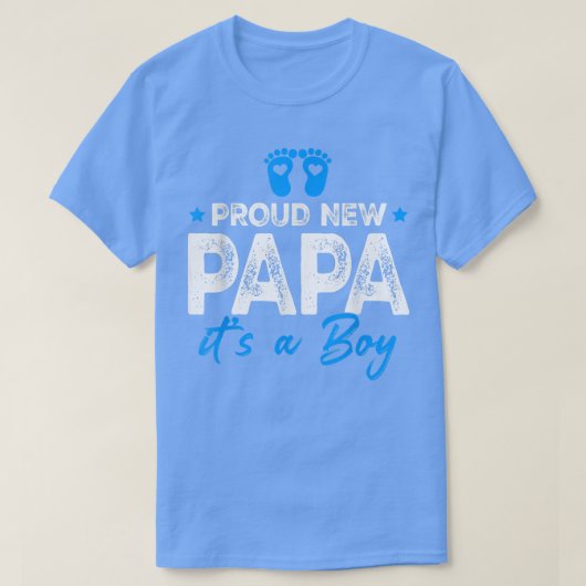 Het  Genderonderzoek van Retro onthullen Nieuwe Pa T-shirt (Design voorkant)