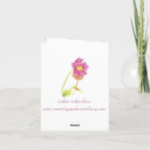 Het geneeskrachtige Knoflook Notecard van de Kaart (Achterkant)