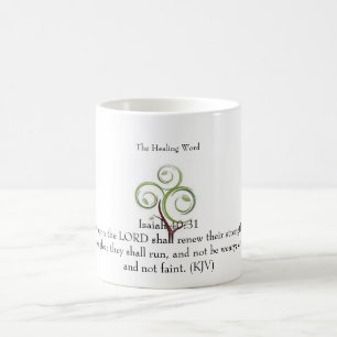 Het genezende woord klassieke witte Mok - Isaiah 4