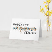 Het Genie van Podiatry Kaart (Gele Bloem)