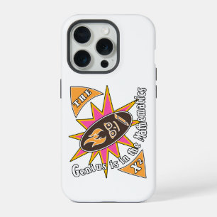 Het genie zit in de wiskunde iPhone 15 pro case