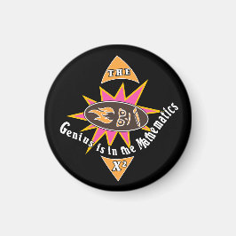 Het genie zit in de wiskunde magneet