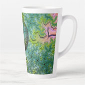 Het genieten van de Mok van de Reis Latte (Rechts)