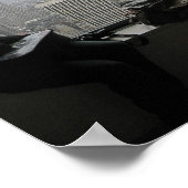 Het genieten van het New York City Skyline Uitzich Poster (Hoek)