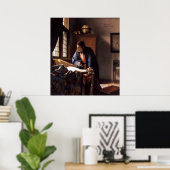 Het geografische Canvas drukt af Poster (Thuiskantoor)