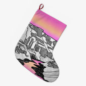 Het geometrische landschap van de Grand Canyon Grote Kerstsok (Voorkant (Hangend))