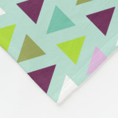 Het geometrische Patroon van de Munt van Fleece Deken (Hoek)