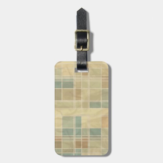 Het geometrische patroon van de retroer bagagelabel (Voorkant verticaal)