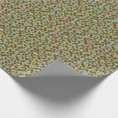 Het geometrische patroon van de retroer cadeaupapier (Hoek)