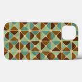 Het geometrische patroon van de retroer Case-Mate iPhone case (Achterkant (horizontaal))