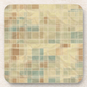 Het geometrische patroon van de retroer drankjes onderzetter