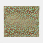 Het geometrische patroon van de retroer fleece deken (Voorkant (Horizontaal))