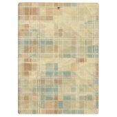 Het geometrische patroon van de retroer klembord (Achterkant)