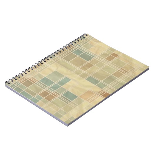 Het geometrische patroon van de retroer notitieboek (Linkerzijde)