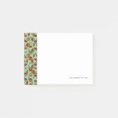 Het geometrische patroon van de retroer post-it® notes (Voorkant)