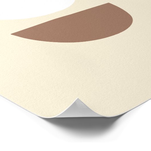 Het geometrische patroon van de retroer poster (Hoek)