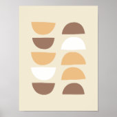 Het geometrische patroon van de retroer poster (Voorkant)