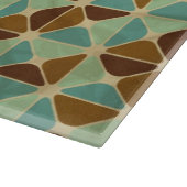 Het geometrische patroon van de retroer snijplank (Hoek)