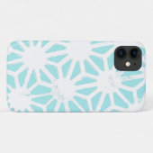 Het geometrische patroon van Turquoise Case-Mate iPhone Case (Achterkant (horizontaal))