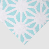 Het geometrische patroon van Turquoise Tissuepapier (Detail)