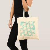 Het geometrische patroon van Turquoise Tote Bag (Voorkant (product))