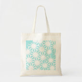 Het geometrische patroon van Turquoise Tote Bag (Voorkant)