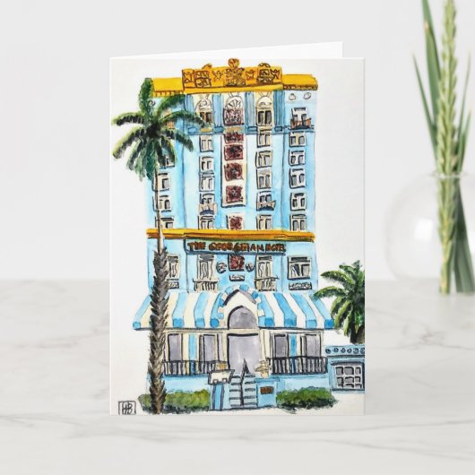 Het Georgeian Hotel Kaart (Voorkant)