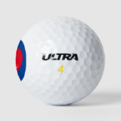 Het geparafeerde Wilson golfbal cadeau met rood ha Golfballen (Logo)
