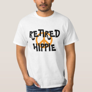 Het gepensioneerde Hippie-vredessymbool T-shirt