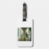 Het gepensioneerde leven is een goede kano bagagelabel (Achterkant verticaal)