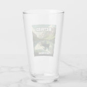 Het gepensioneerde leven is een goede kano glas (Achterkant)