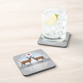 Het gepersonaliseerde 25ste Jubileum, de Bok & de Bier Onderzetter (Rechterzijde)