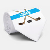 Het gepersonaliseerde Aantal Turquoise van de Naam Stropdas (Opgerold)