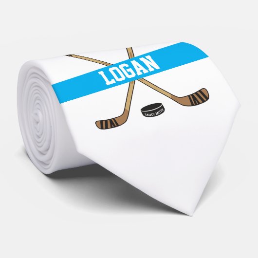 Het gepersonaliseerde Aantal Turquoise van de Naam Stropdas (Opgerold)